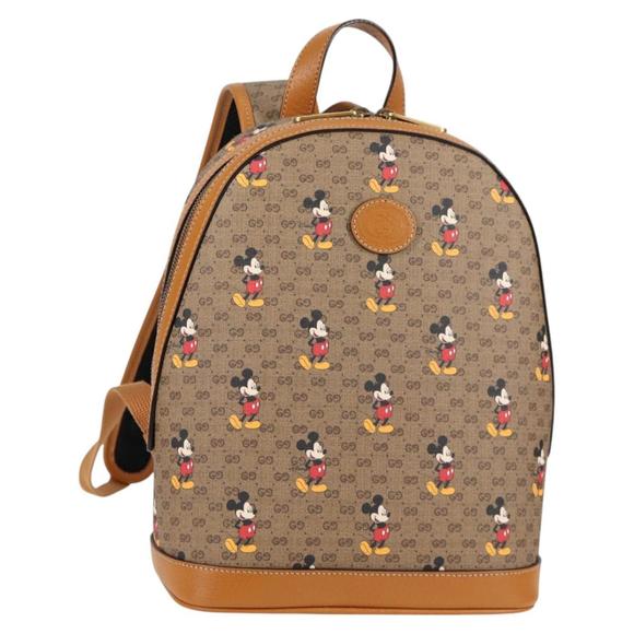 GUCCI Micro GG Supreme Disney Collaboration Backpack PVC 552884 Auth MX491AM - Picture 1 of 16